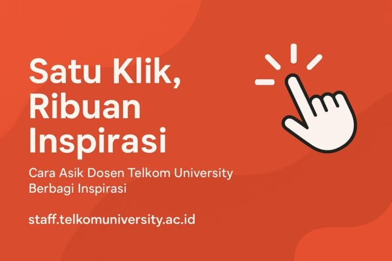 Satu Klik, Ribuan Inspirasi: Cara Asik Dosen Telkom University Berbagi Inspirasi